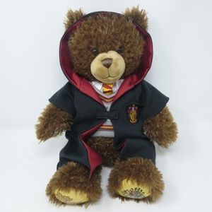 Build A Bear Workshop Harry Potter Bear Gryffindor 17" Plush in Robe Costume